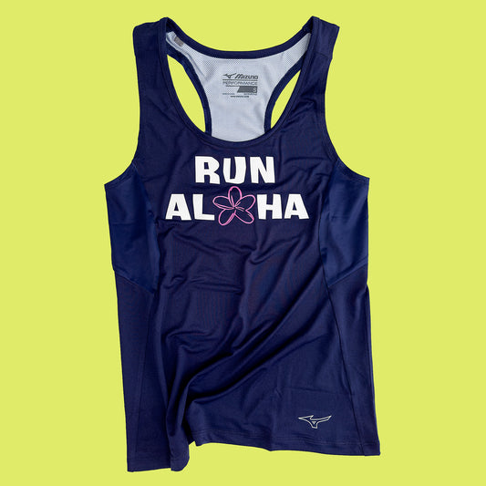 Women's Performance Running Tank - Run Aloha