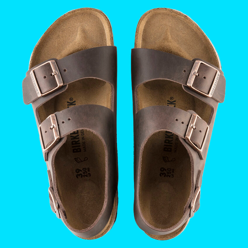 Milano Supportive Sandals - Oiled Leather