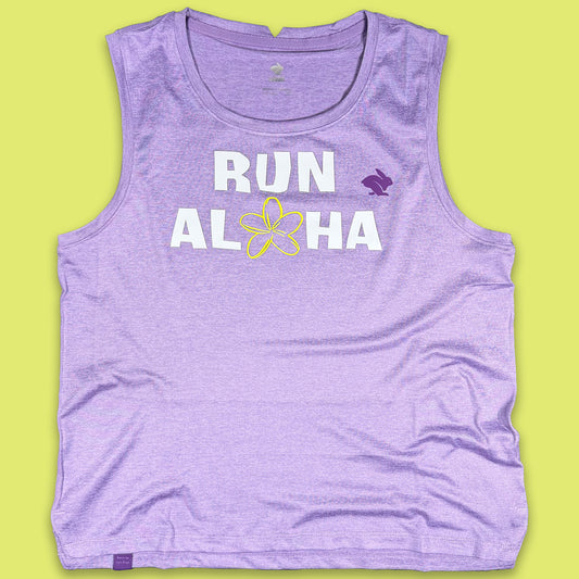 Women's EZ Muscle Tank - Run Aloha